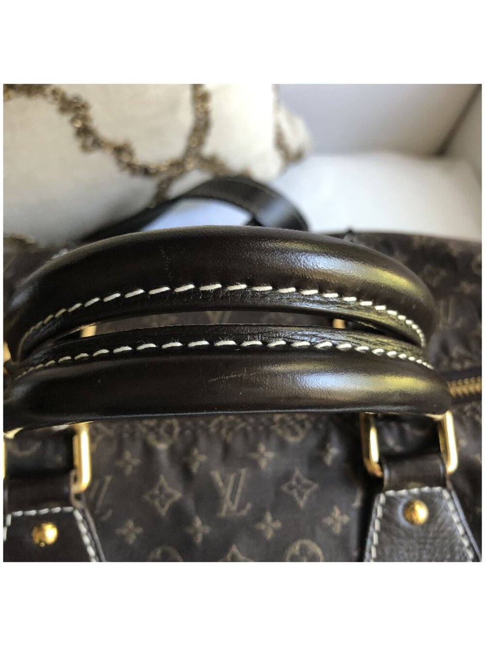 LOUIS VUITTON Idylle Speedy Bandouliere 30 Fusain Monogram Bag - Picture 8 of 16